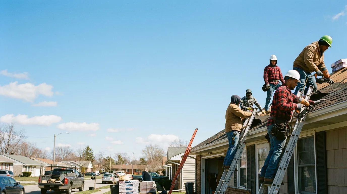 Roofing in Dow, IL near me